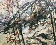 Lovis Corinth Walchensee mit Herzogstand im Schnee oil painting reproduction